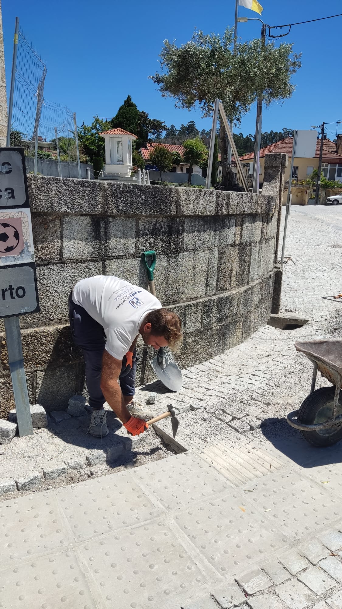 Obra em Requalificação Urbana